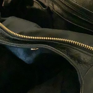 Leather & golden hardware MK purse